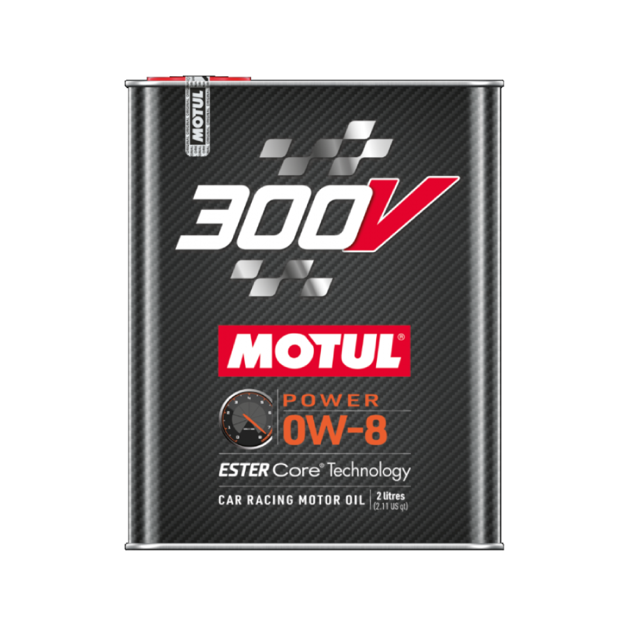 MOTUL 300V POWER CAR RACING 0W-8 ENGINE OIL - 