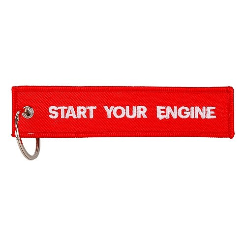 Start Your Engine Keyring - 
