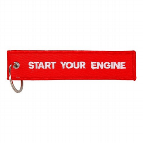 Start Your Engine Keyring