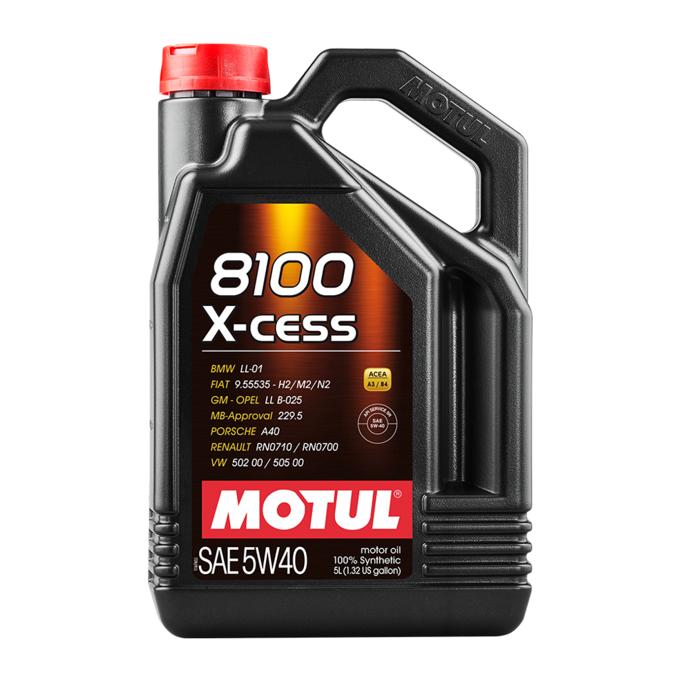 8100 X-CESS 5W-40 100% Fully Synthetic Car Engine Oil - 