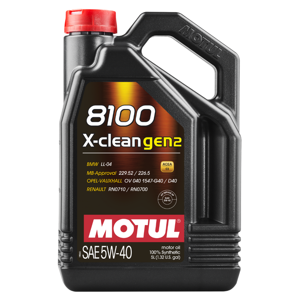 Motul 8100 X CLEAN GEN2 5W 40 Car Engine Oil
