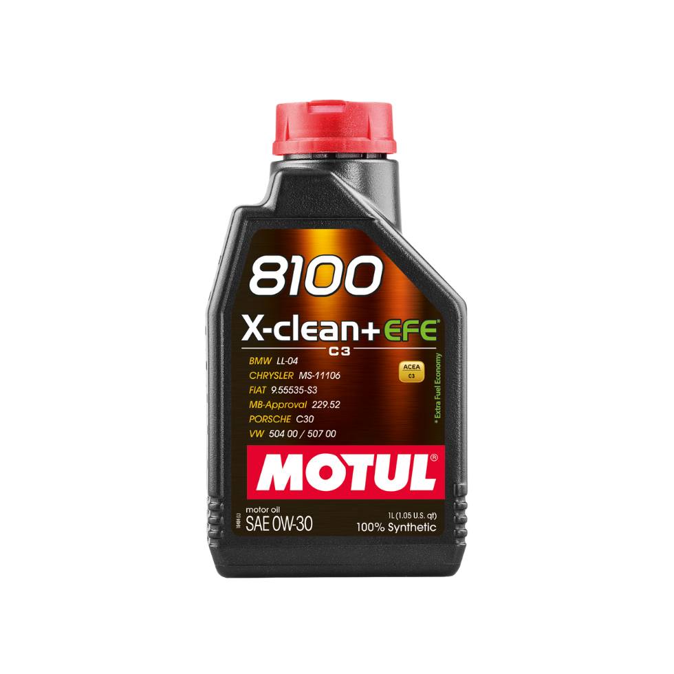 8100 X-CLEAN+ EFE 0W-30 Fully Synthetic Car Engine Oil - 